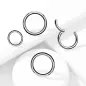 Piercing anneau segment clipsable acier chirurgical (oreille, téton etc)