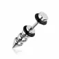 Piercing oreille faux écarteur triple spike