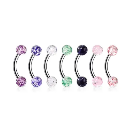 Piercing arcade Billes Ultra Glitter - Bijou Piercing pour Arcade