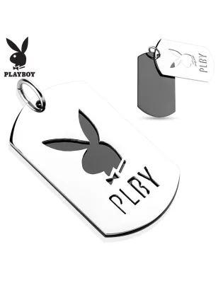 Pendentif Playboy plaque militaire