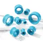 Piercing tunnel oreille en pierre turquoise