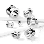 Piercing Tunnel Oreille Acier chirurgical