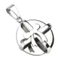 Pendentif Ruban Noeud Papillon en acier inoxydable