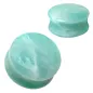 Piercing plug oreille pierre amazonite