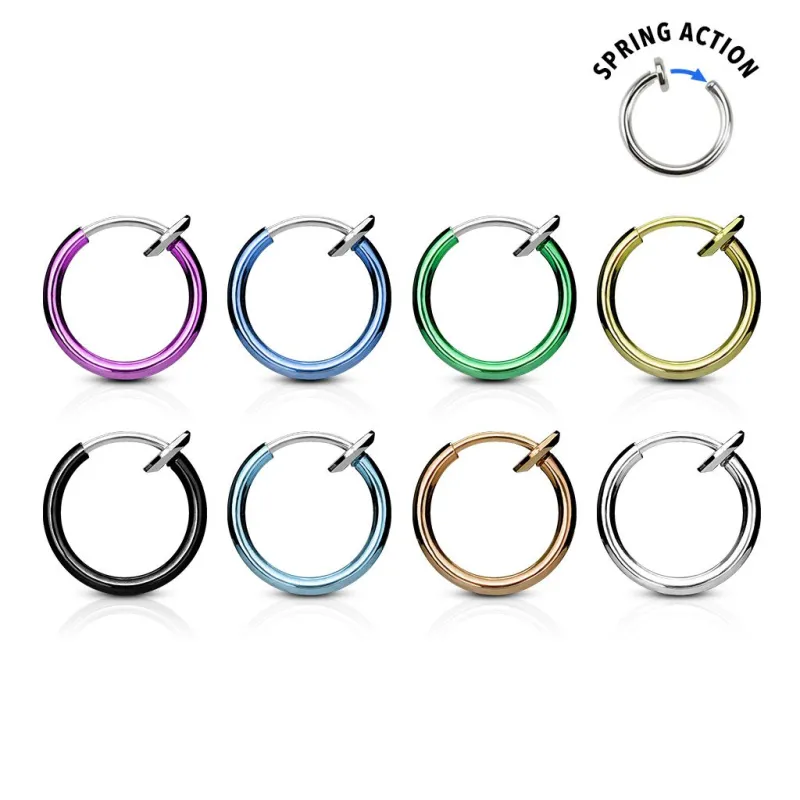 Faux piercing nez septum