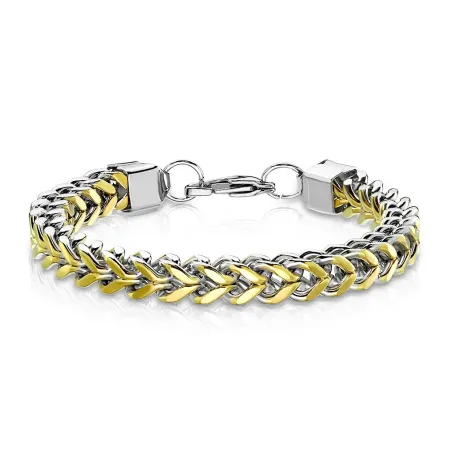 Bracelet Femme en acier inoxydable Chaines Entrelacées