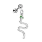 Piercing oreille cartilage hélix pendentif serpent