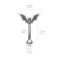 Piercing arcade acier chauve-souris