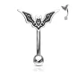 Piercing arcade acier chauve-souris