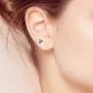 Piercing labret oreille triangle opalite bleu