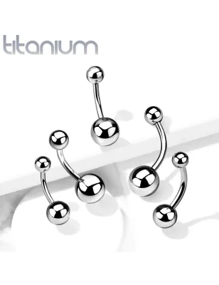 Piercing nombril en titane ASTM F136