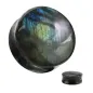 Piercing plug pierre naturelle labradorite