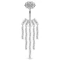 Piercing nombril fleur et chandelier