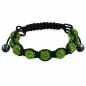 Bracelet shamballa à 9 billes cristaux olivine 185