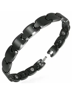 Bracelet magnétique en céramique noire 027