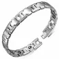 Bracelet homme tungstène avec maillons en croix 180