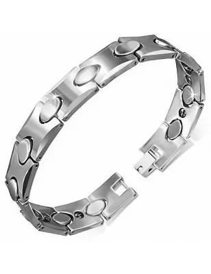 Bracelet homme tungstène avec maillons ovale 194