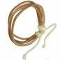 Bracelet à lanières multi cordes beige 041