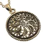 Pendentif en bronze cercle fantaisie