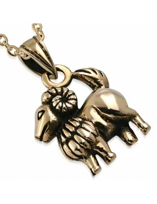 Pendentif en bronze signe bélier