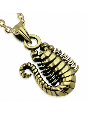 Pendentif en bronze signe scorpion