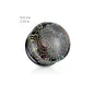 Piercing plug oreille verre galaxie scintillante