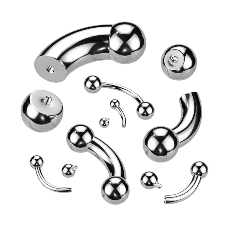 Piercing arcade boules vissage interne