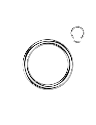 Piercing oreille anneau segment