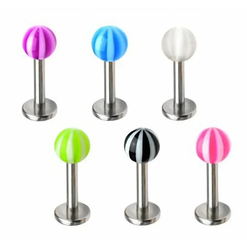 Piercing oreille labret candy