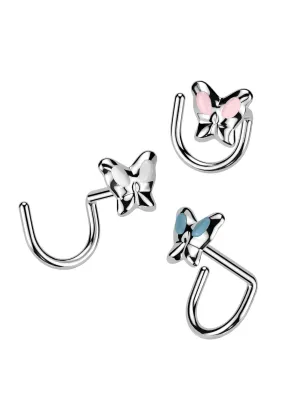 Piercing nez Argent 925/1000 Papillon