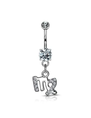 Piercing nombril signe astrologique Vierge