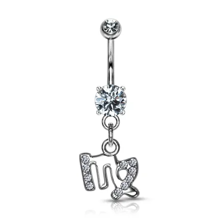 Piercing nombril signe astrologique Vierge