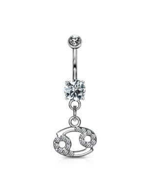 Piercing nombril signe astrologique Cancer