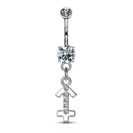 Piercing nombril signe astrologique Saggitaire