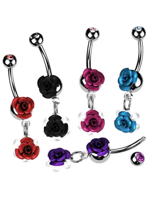 Piercing nombril Double Roses