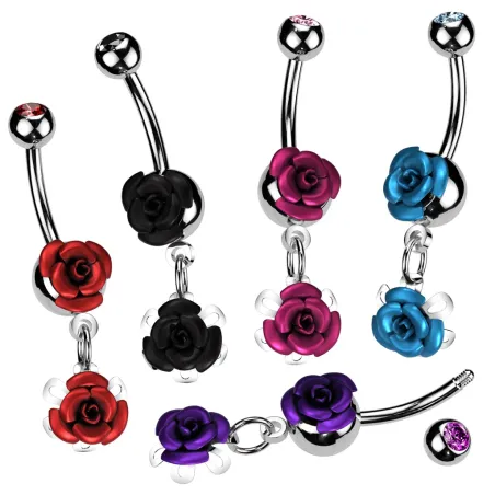 Piercing nombril Double Roses