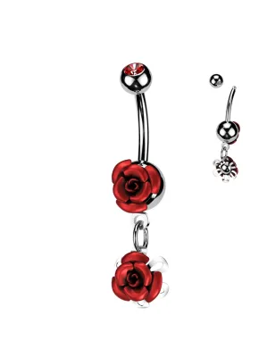 Piercing nombril Double Roses