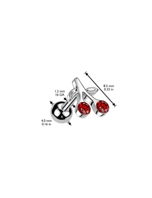 Piercing cartilage cerise