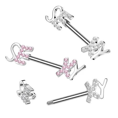 Piercing téton sexy strass