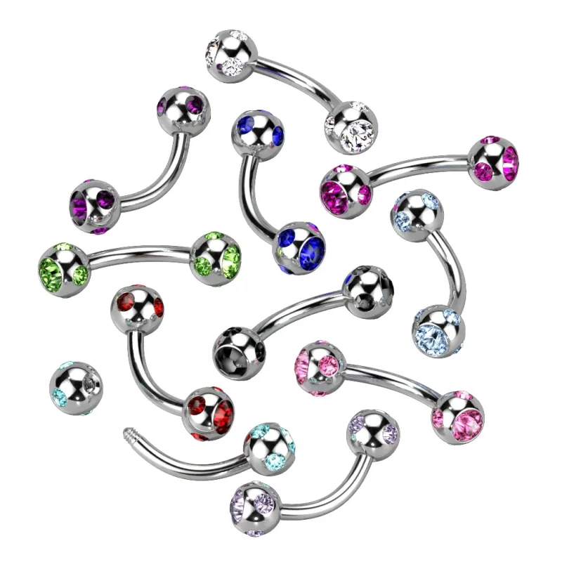 Piercing arcade serti de Multiples Strass