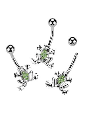 Piercing nombril Grenouille Acier chirurgical