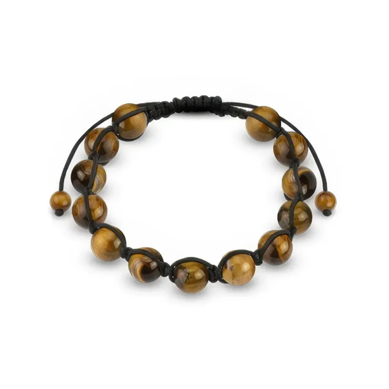 Bracelet Shamballa avec billes Oeil de tigre