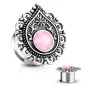 Piercing tunnel filigrane opalite rose larme