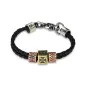 Bracelet homme cuir croix celtique