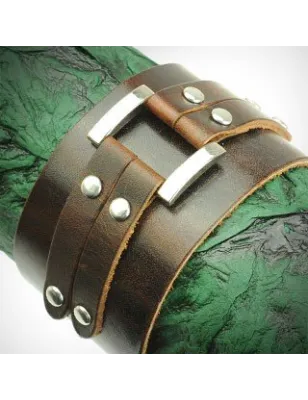 Bracelet homme cuir marron ceinture