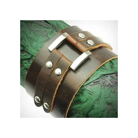 Bracelet homme cuir marron ceinture