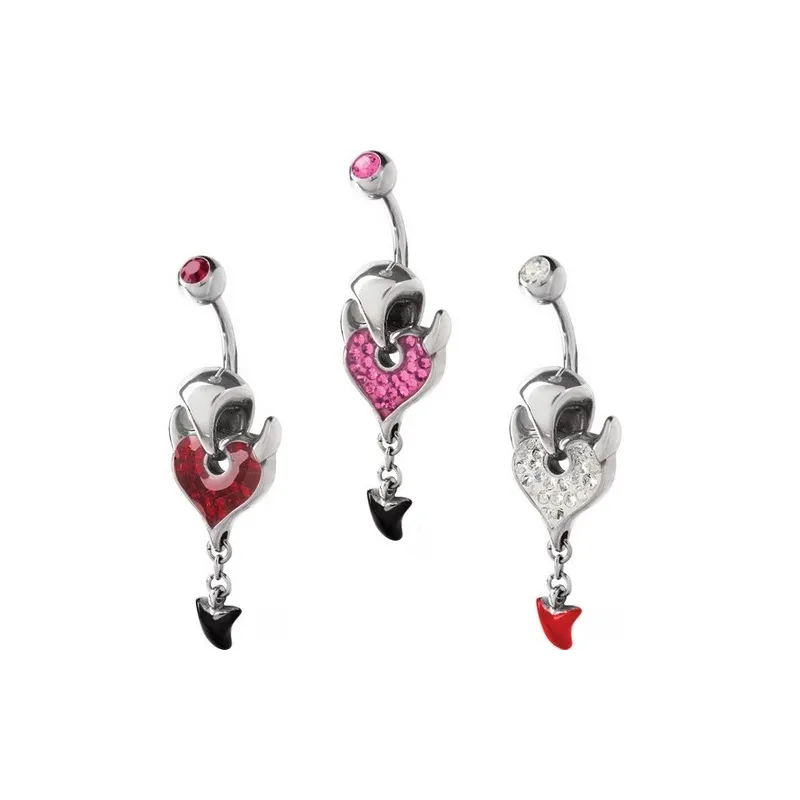 Piercing nombril Crystal Evolution Swarovski Devil Zip