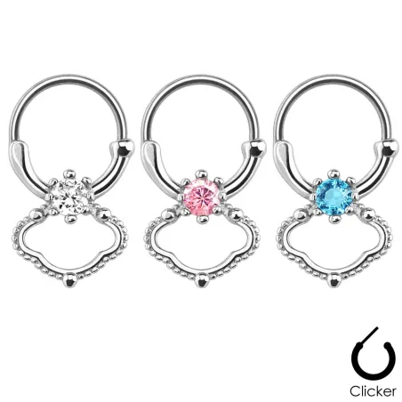 Piercing septum zircon