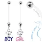 Piercing nombril de grossesse Boy & Girl