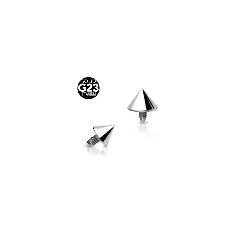 Piercing microdermal spike Titane G23